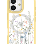 Clear Wanderflora iPhone 17 Case With Sunbeam Ridge (MagSafe included)
