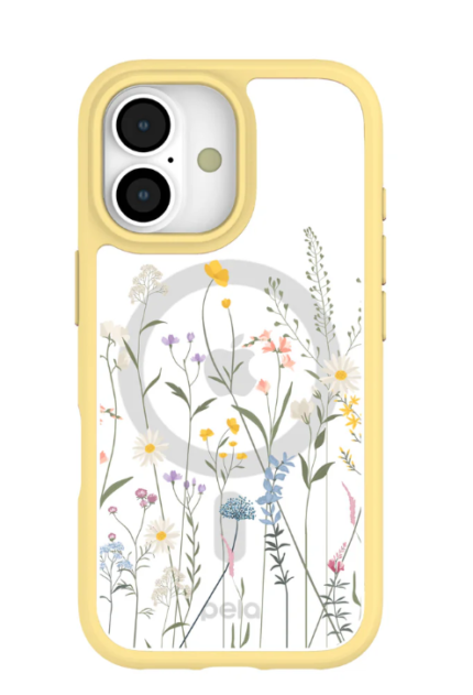 Clear Wanderflora iPhone 17 Case With Sunbeam Ridge (MagSafe included)